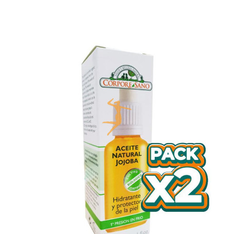 Pack 2x ACEITE NATURAL DE JOJOBA 30Ml. CORPORE SANO