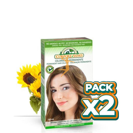 Pack 2x TINTE RUBIO 7 CORPORE SANO