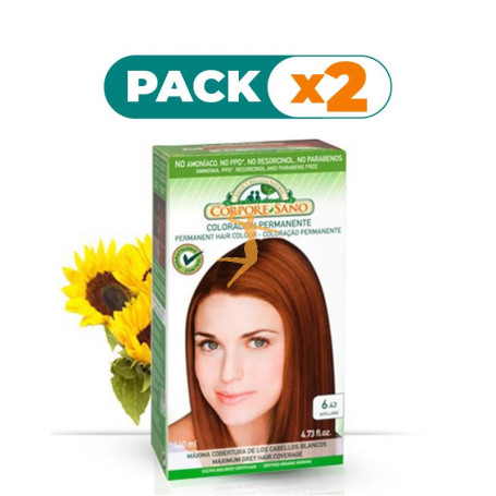 Pack 2x TINTE AVELLANA 6.43 CORPORE SANO