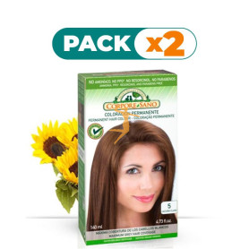 Pack 2x TINTE CASTAÑO CLARO 5 CORPORE SANO