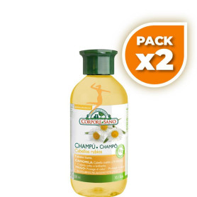 Pack 2x CHAMPÚ HENNA CABELLO RUBIO 300Ml. CORPORE SANO