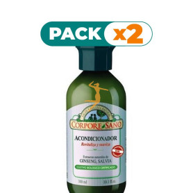Pack 2x ACONDICIONADOR GINSENG 300Ml. CORPORE SANO