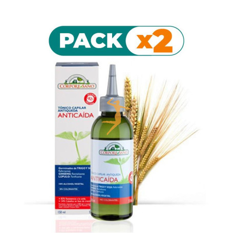 Pack 2x TÓNICO CAPILAR ANTICAÍDA 150Ml. CORPORE SANO