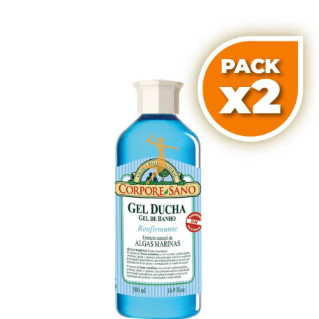 Pack 2x GEL DE BAÑO ALGAS MARINA 500Ml. CORPORE SANO