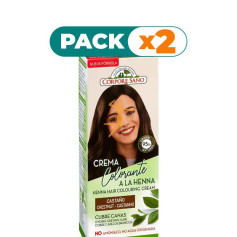 Pack 2x CUBRE CANAS HENNA CASTAÑO 80ML CORPORE SANO