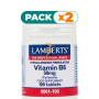 Pack 2x PIRIDOXINA 50Mg. (VITAMINA B6) LAMBERTS