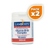 Pack 2x COMPLEJO DE VITAMINAS B-50 LAMBERTS