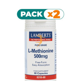 Pack 2x L-METIONINA 500Mg. LAMBERTS