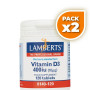 Pack 2x VITAMINA D 400UI LAMBERTS