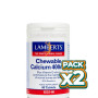 Pack 2x CALCIO MASTICABLE 400Mg. LAMBERTS