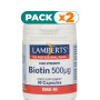 Pack 2x BIOTINA 500µg. LAMBERTS