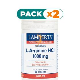 Pack 2x L-ARGININA HCI 1000Mg. LAMBERTS