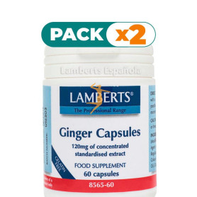 Pack 2x JENGIBRE 120Mg. LAMBERTS