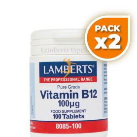 Pack 2x VITAMINA B12 100µg. LAMBERTS