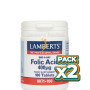 Pack 2x ÁCIDO FÓLICO 400µg. LAMBERTS