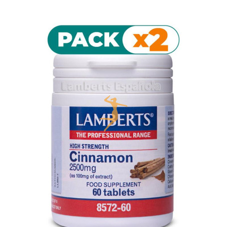 Pack 2x CANELA 2500Mg. LAMBERTS