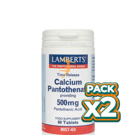 Pack 2x PANTOTENATO DE CALCIO 500Mg. LAMBERTS