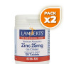 Pack 2x ZINC 25Mg. 120 TABLETAS LAMBERTS