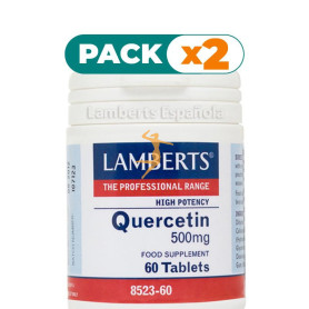 Pack 2x QUERCITINA 500MG 60 CAPSULAS LAMBERTS