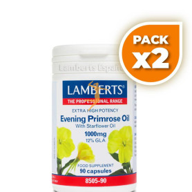 Pack 2x ACEITE DE PRIMULA Y BORRAJA 1000Mg. 90 CÁPSULAS LAMBERTS