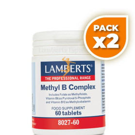 Pack 2x METHYL B COMPLEX 60 TABLETAS LAMBERTS