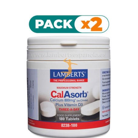 Pack 2x CALASORB 180 TABLETAS LAMBERTS