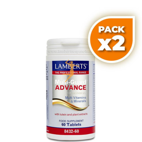 Pack 2x MULTI GUARD ADVANCE 60 TABLETAS LAMBERTS