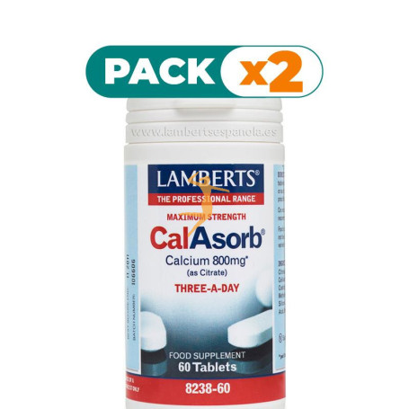 Pack 2x CALASORB 60 TABLETAS LAMBERTS