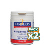 Pack 2x MANGANESO 100 TABLETAS LAMBERTS