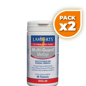 Pack 2x MULTI-GUARD METHYL 60 TABLETAS LAMBERTS