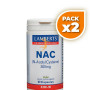 Pack 2x NAC (N-ACETIL CISTEÍNA) 300MG 90 CÁPSULAS LAMBERTS