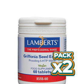 Pack 2x EXTRACTO DE SEMILLAS DE GRIFONNIA 60 COMPRIMIDOS LAMBERTS