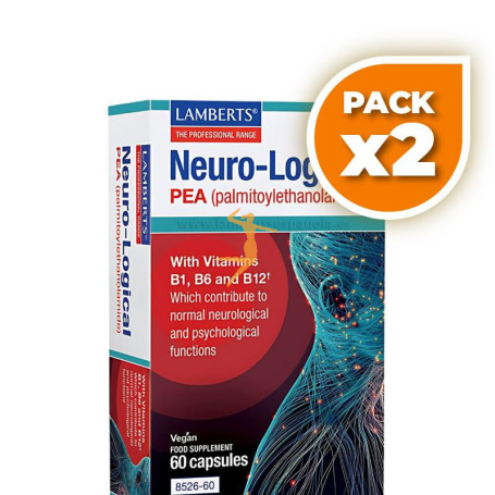 Pack 2x NEURO-LOGICAL 60 CÁPSULAS LAMBERTS