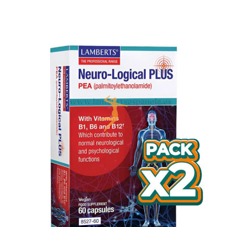 Pack 2x NEURO-LOGICAL PLUS 60 CÁPSULAS LAMBERTS