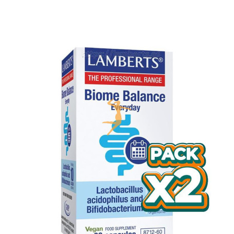Pack 2x BIOME BALANCE EVERYDAY (DIARIO) 60 CÁPSULAS LAMBERTS