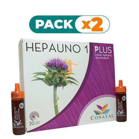 Pack 2x HEPAUNO 1 PLUS 20 VIALES 15Ml. CONATAL