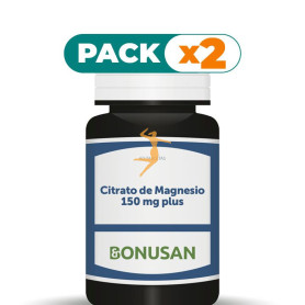 Pack 2x CITRATO DE MAGNESIO 150Mg. 60 TABLETAS BONUSAN
