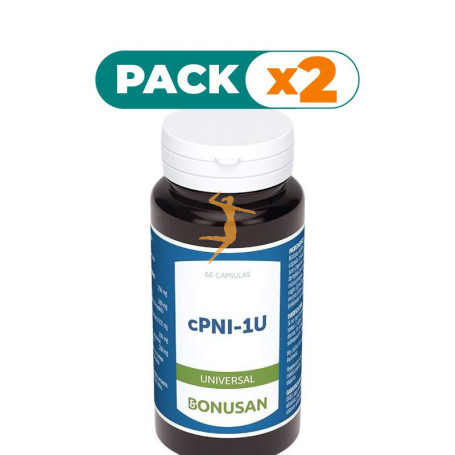 Pack 2x CPNI 1U 60 CÁPSULAS BONUSAN