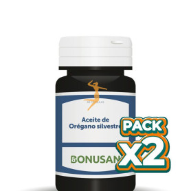Pack 2x ACEITE DE ORÉGANO SILVESTRE 60 PERLAS BONUSAN