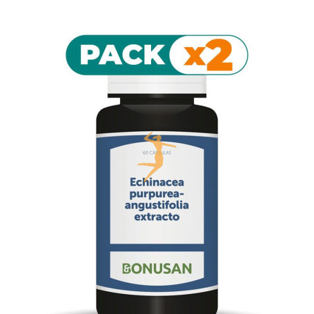 Pack 2x ECHINACEA PURPUREA-ANGUSTIFOLIA EXTRACTO 60 CÁPSULAS BONUSAN