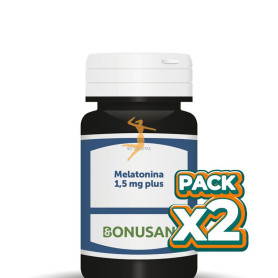 Pack 2x MELATONINA 1,5Mg. PLUS 90 TABLETAS BONUSAN