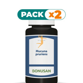 Pack 2x MUCUNA PRURIENS 60 CÁPSULAS BONUSAN