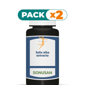 Pack 2x SALIX ALBA EXTRACTO 60 CÁPSULAS BONUSAN