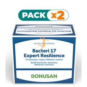 Pack 2x BACTERI 17 EXPERT RESILIENCE 28 SOBRES BONUSAN