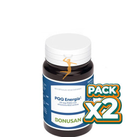 Pack 2x PQQ ENERGIA 60 CAPSULAS BONUSAN