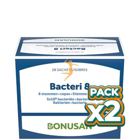 Pack 2x BACTERI 8 28 SOBRES BONUSAN