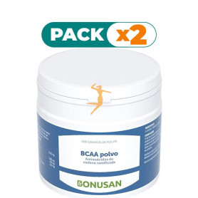 Pack 2x BCAA POLVO 200 GR BONUSAN