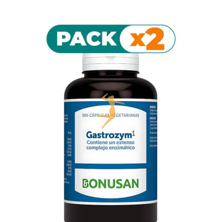 Pack 2x GASTROZYM 300 CÁPSULAS BONUSAN