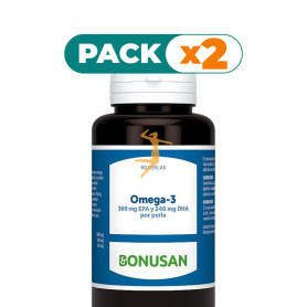 Pack 2x OMEGA-3 90 PERLAS BONUSAN