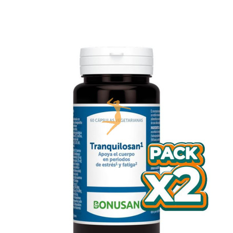Pack 2x TRANQUILOSAN 60 CÁPSULAS BONUSAN